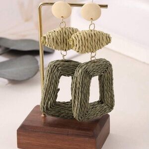 Original Handmade Tropical & Harajuku Style Geometric Earrings.